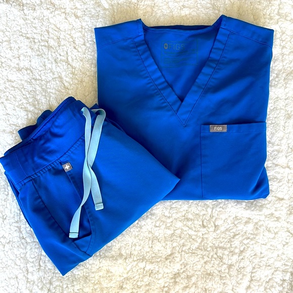 Figs Other - ✨figs✨ royal blue scrub set size xsp zamora joggers size xs catarina top